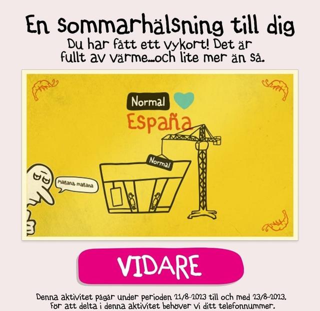 Få en gratis gåva från NORMAL