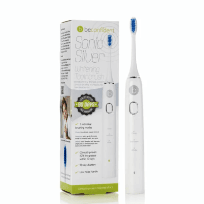 Pröva Sonic Silver Whitening eltandborste i 30 dagar.