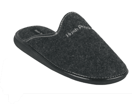Tofflor Boston i Anthracite Gray från Hush Puppies
