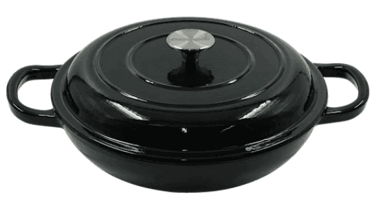Buffégryta Ø27 cm Emaljerad Gjutjärn Svart - KitchenTime