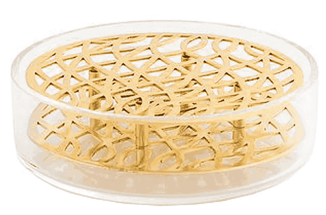 Bra pris på Vasen Äng Pond V12,5x3,8 cm Mässing från Klong - Cervera