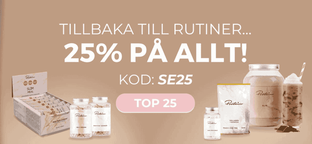 25% på ALLT - Protein.se