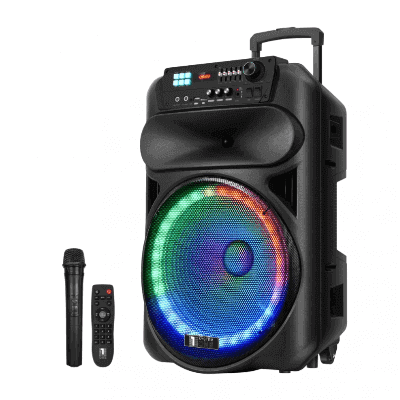 System One PartyBox 120 partyhögtalare med mikrofon och Bluetooth